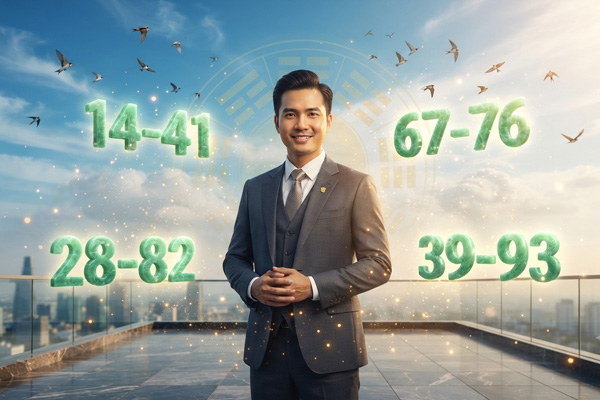 4 cặp số Sinh Khí 14-41, 67-76, 39-93, 28-82 – Trường năng lượng của Quý nhân và Sự an vui