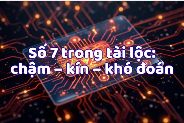 Số 7 trong tài lộc: chậm – kín – khó đoán