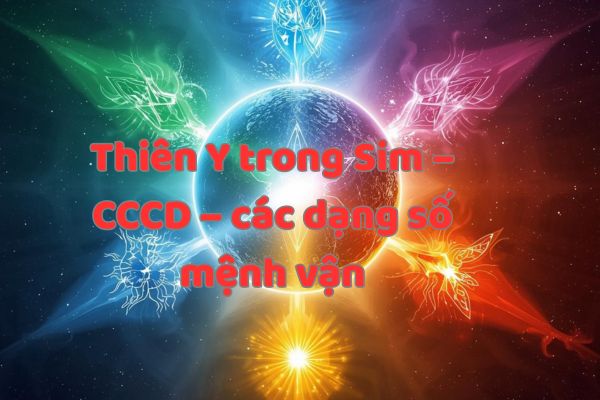Thiên Y trong Sim hay CCCD thu hút quý nhân, tài lộc rất tốt cho người sở hữu
