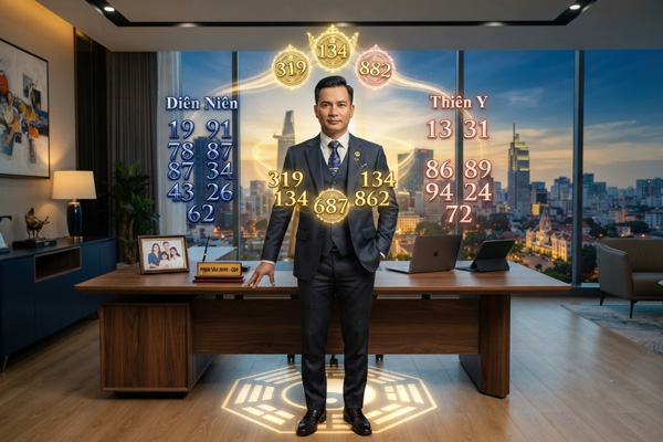 Tổ hợp Thiên Y + Diên Niên (319, 134, 687, 862) – Vừa có tài, vừa có tầm – Cách cục của người làm chủ